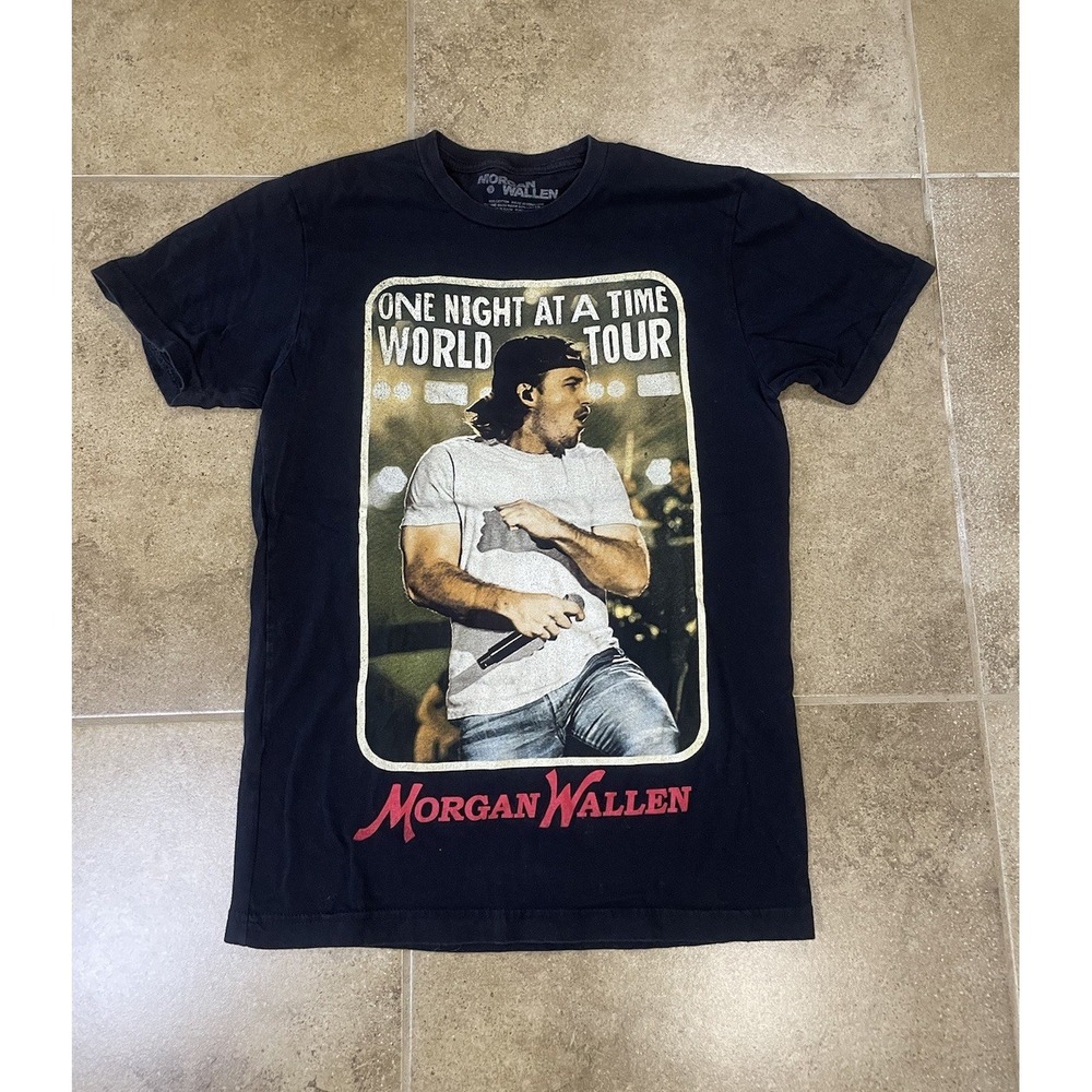 Morgan Wallen Unisex Sz S One Night At A Time Tour T-Shirt Concert Merch